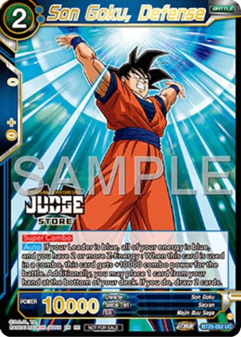 Son Goku, Defense (Judge Pack Vol.17) (Store)