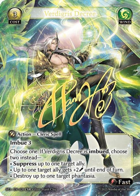 Verdigris Decree (CSR)