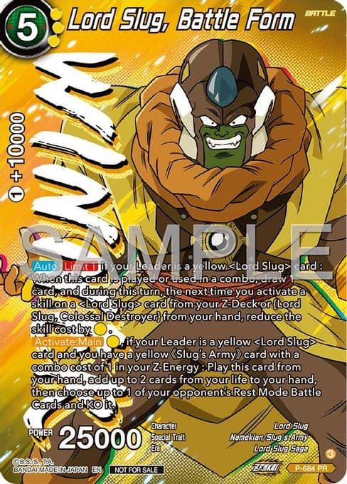 Lord Slug, Battle Form (Tournament Pack Vol.12) (Winner)