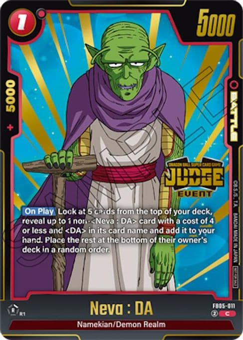 Neva : DA (Judge Pack (Event Judge) 04)