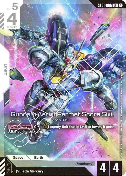 Gundam Aerial (Permet Score Six)