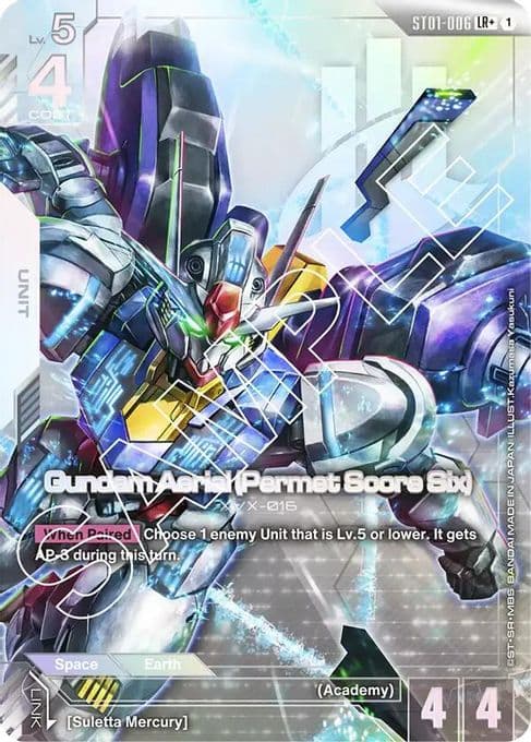 Gundam Aerial (Permet Score Six) (LR+)