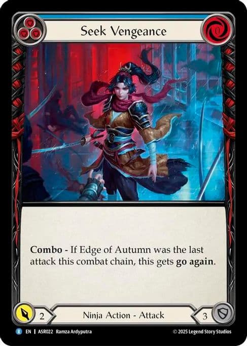 Seek Vengeance (Blue)