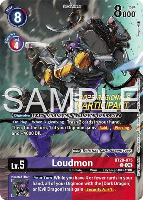 Loudmon (Regionals 25-26 Season 2 Participant)