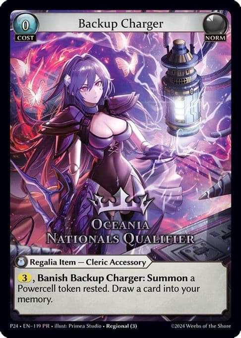 Backup Charger (Oceania Nationals Qualifier)