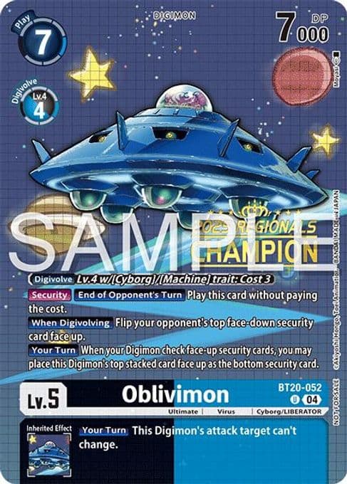 Oblivimon (Regionals 25-26 Season 2 Champion)