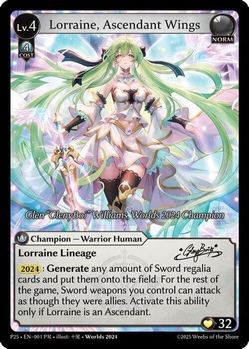 Lorraine, Ascendant Wings
