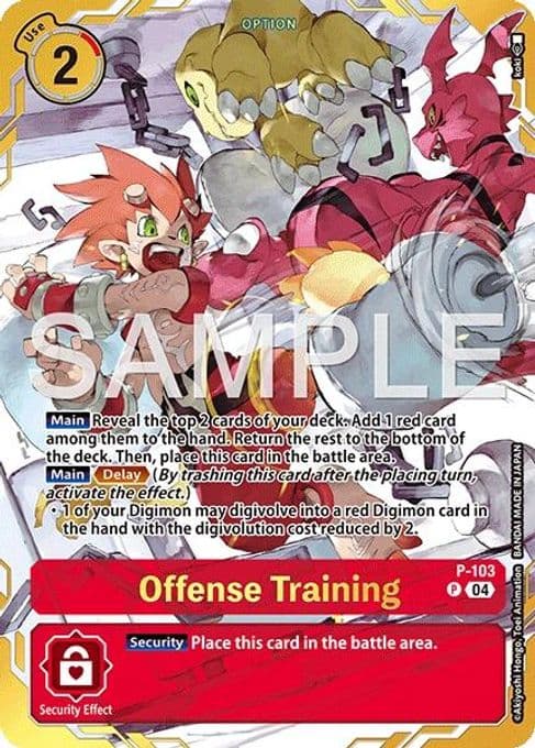 Offense Training (Premium Card Collection -Digimon Training Set-)