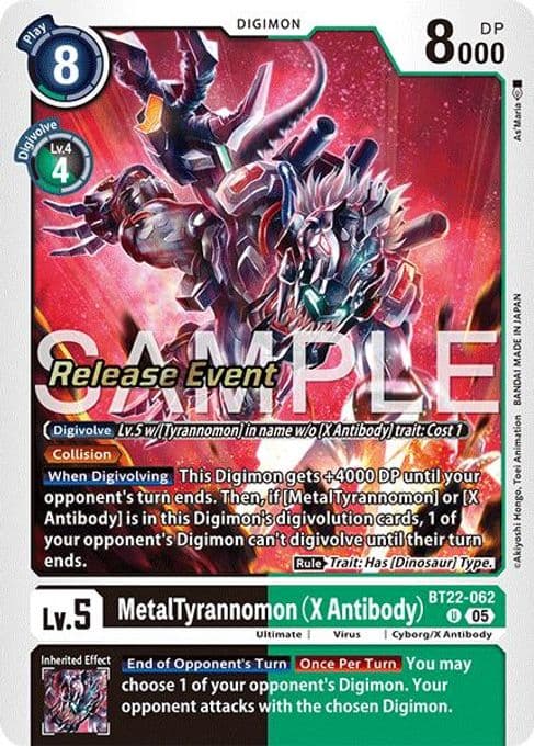 MetalTyrannomon (X Antibody)