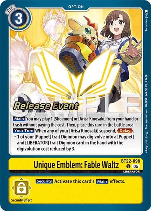 Unique Emblem: Fable Waltz