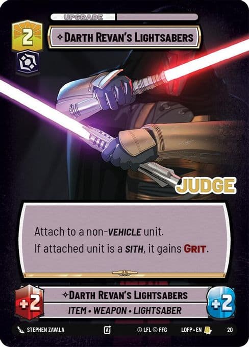Darth Revan's Lightsabers