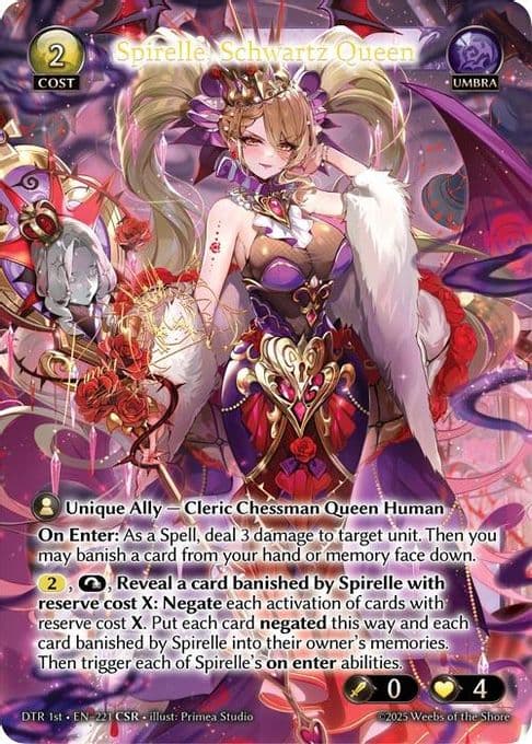 Spirelle, Schwartz Queen (CSR)
