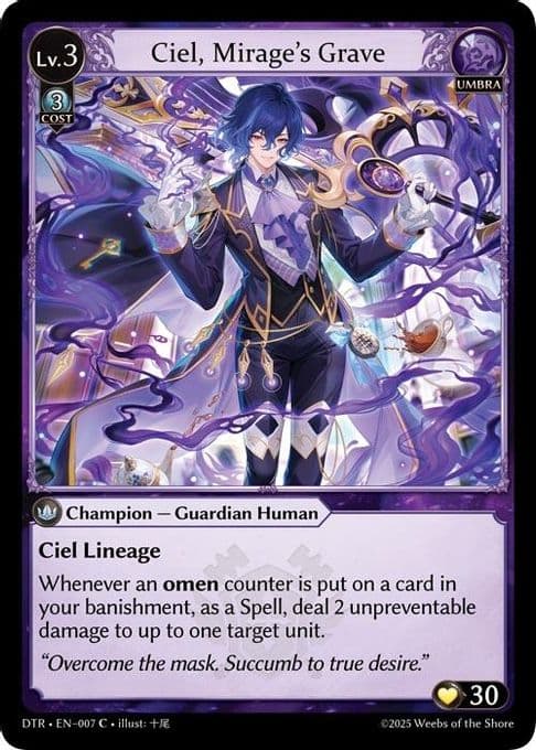 Ciel, Mirage's Grave