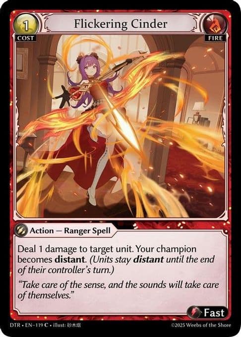 Flickering Cinder