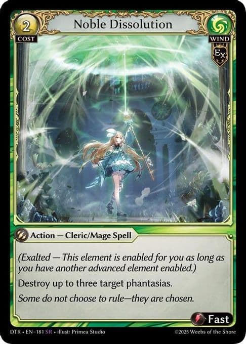 Noble Dissolution