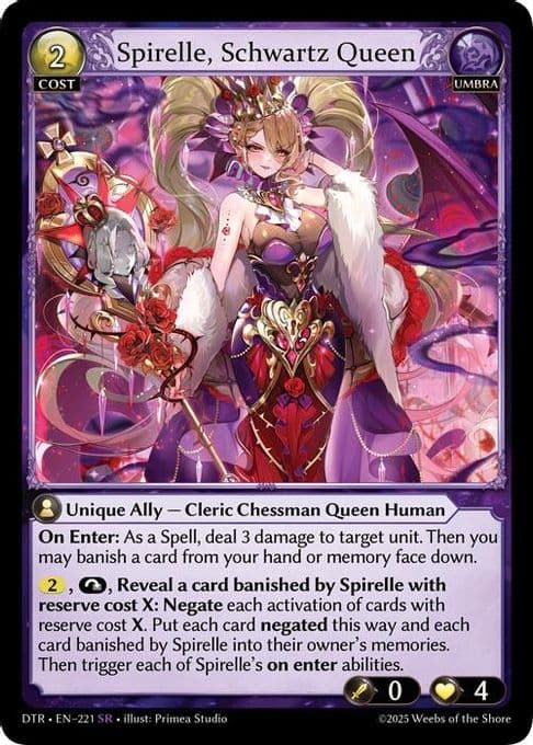Spirelle, Schwartz Queen