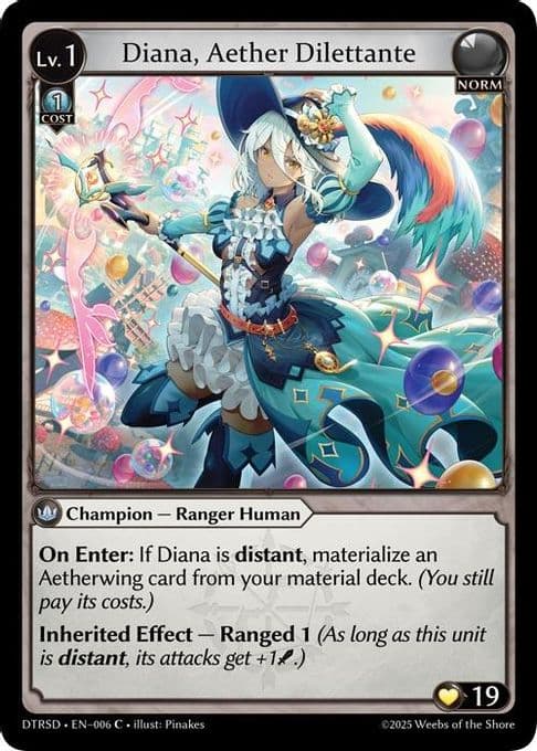 Diana, Aether Dilettante