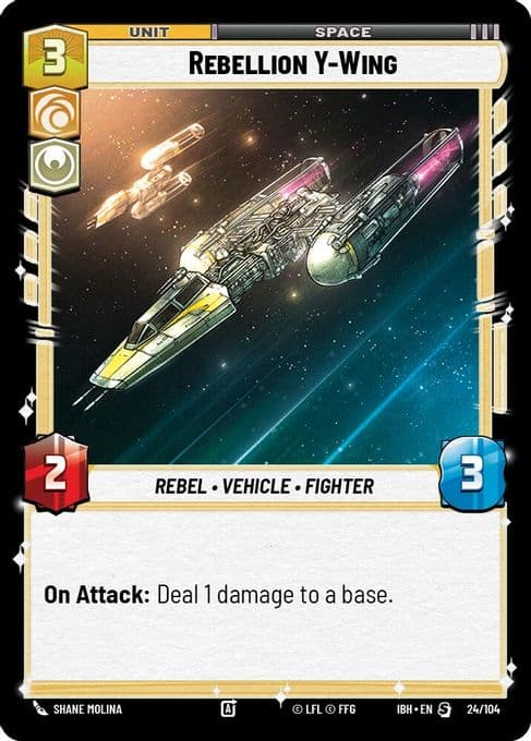 Rebellion Y-Wing (24/104)