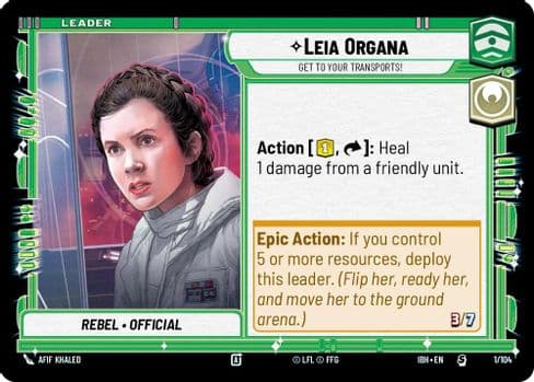 Leia Organa - Get To Your Transports!