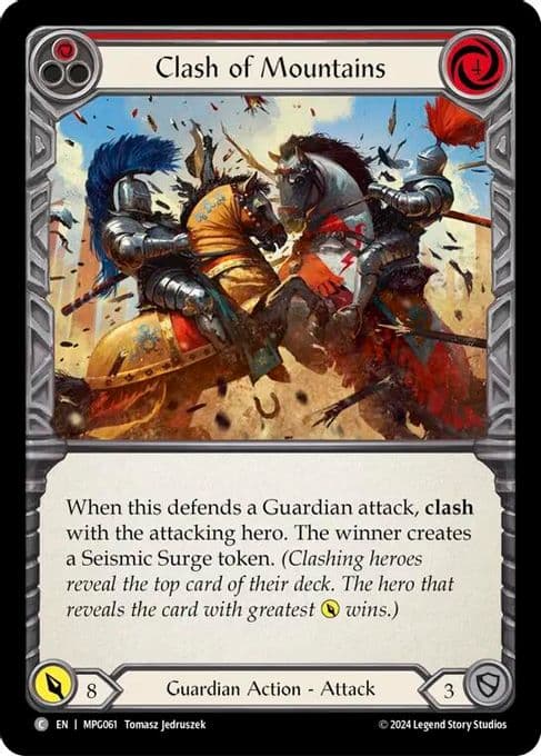 Clash of Mountains (Red)