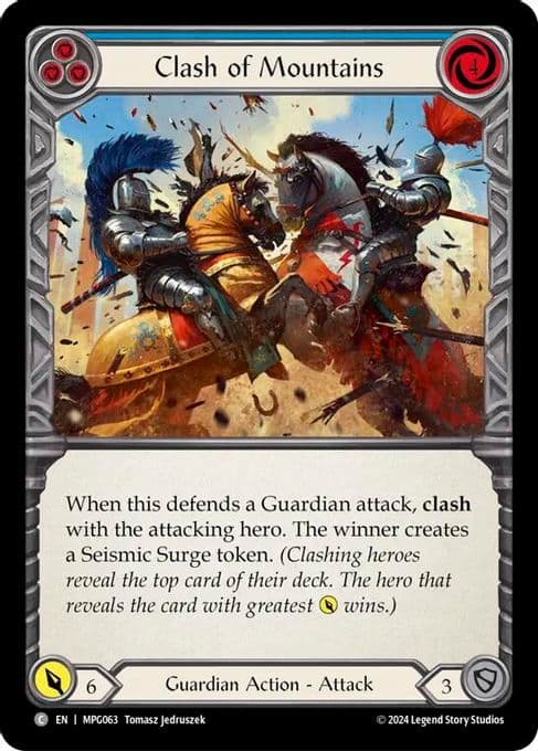 Clash of Mountains (Blue)