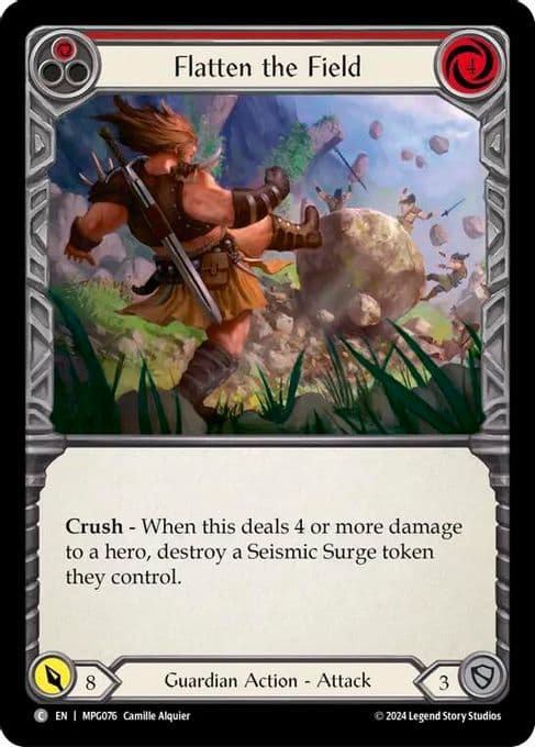 Flatten the Field (Red)