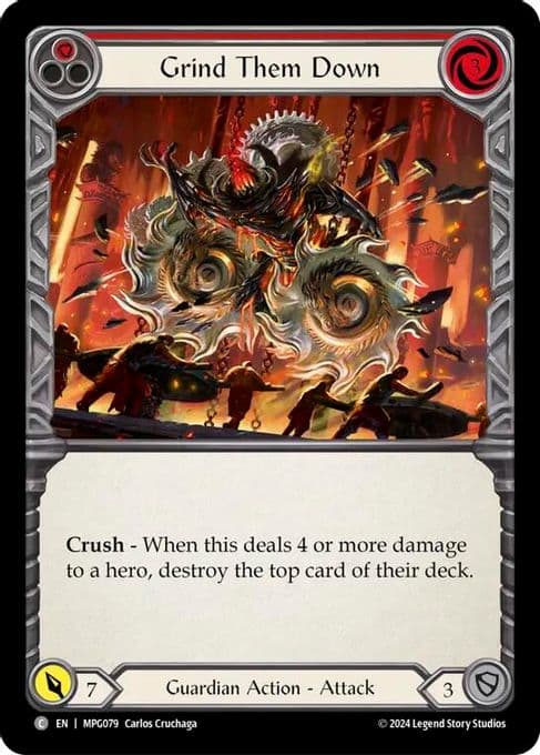 Grind Them Down (Red)