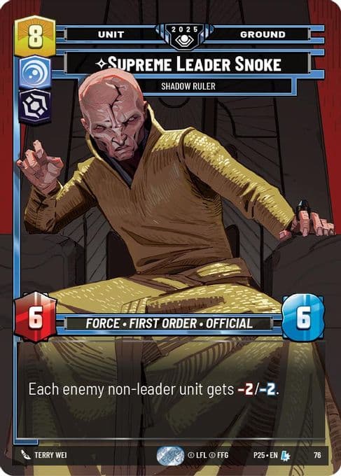 Supreme Leader Snoke - Shadow Ruler