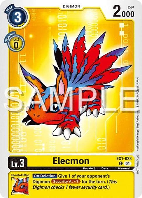 Elecmon (EX1-023) (Time Stranger Demo Deck)