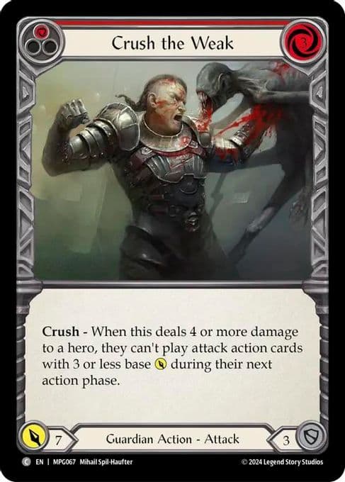 Crush the Weak (Red)