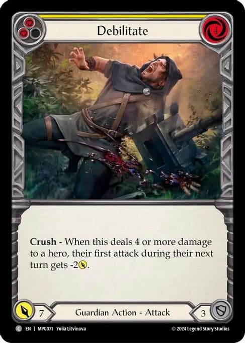 Debilitate (Yellow)