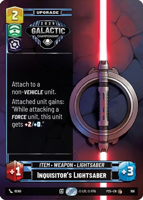 Inquisitor's Lightsaber