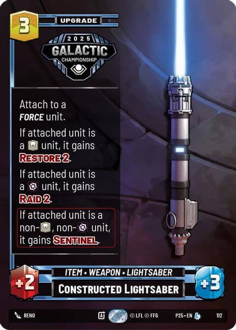 Constructed Lightsaber