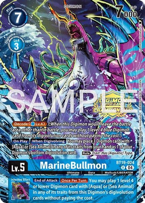 MarineBullmon (Championship 25-26 Tamers Pack Season 1)