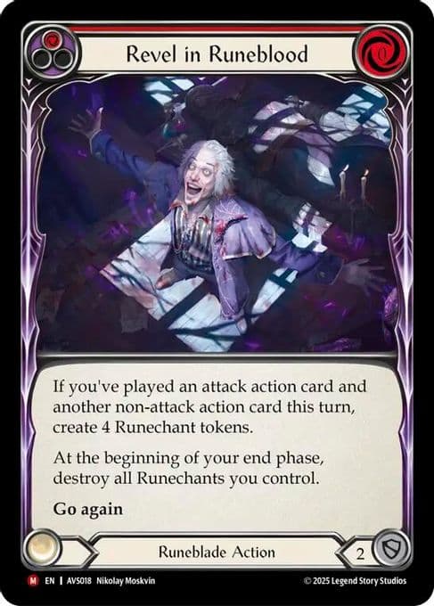 Revel in Runeblood (Red)