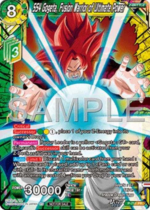 SS4 Gogeta, Fusion Warrior of Ultimate Power (Ultra-Bout Series Tournament Pack Vol.13)