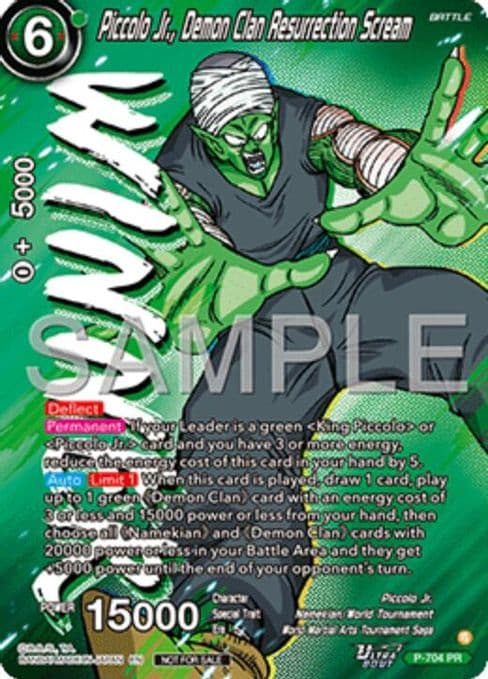 Piccolo Jr., Demon Clan Resurrection Scream (Ultra-Bout Series Tournament Pack Vol.13) (Winner)