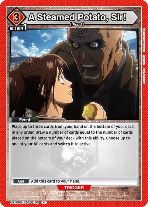 A Steamed Potato, Sir!