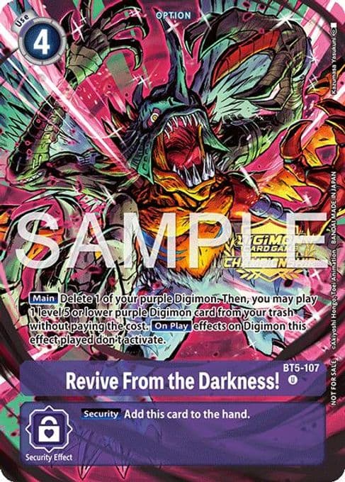 Revive From the Darkness! (Championship 25-26 Tamers Pack Season 1)