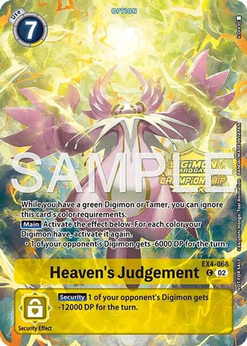 Heaven's Judgement (Championship 25-26 Tamers Pack Season 1)