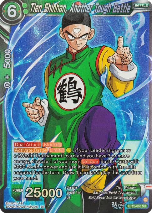 Tien Shinhan, Another Tough Battle