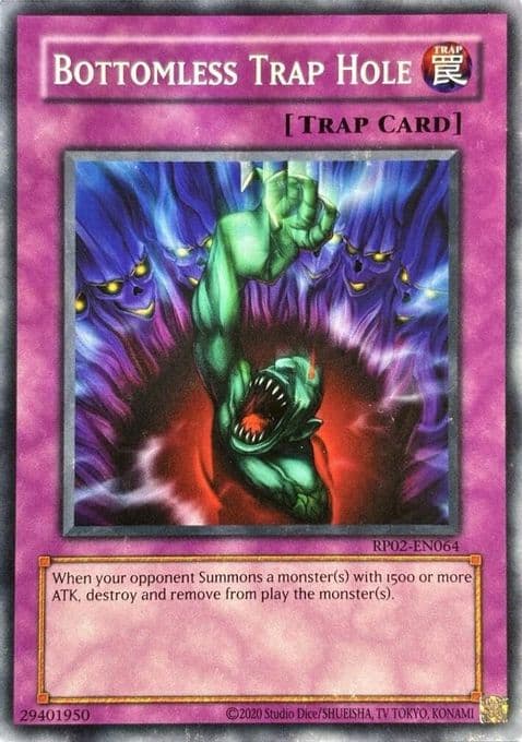 Bottomless Trap Hole
