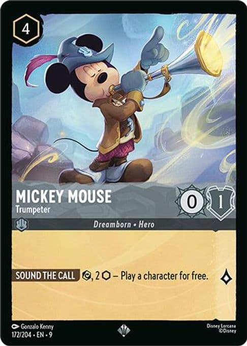 Mickey Mouse - Trumpeter