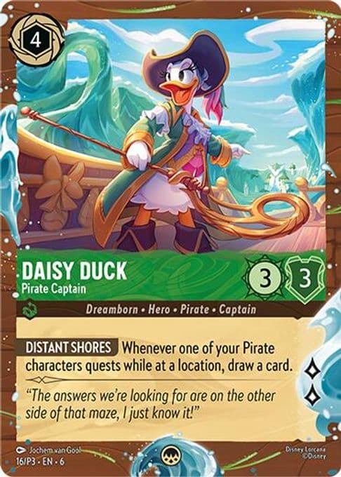 Daisy Duck - Pirate Captain (Disney Cruise Promo)