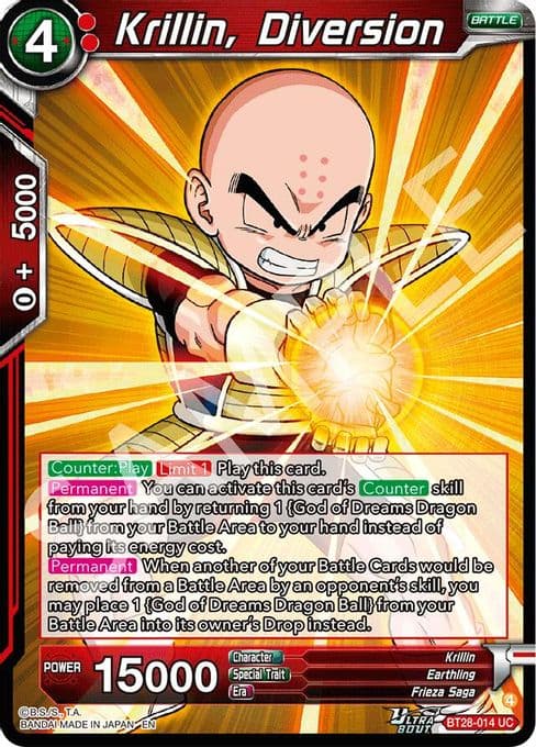 Krillin, Diversion