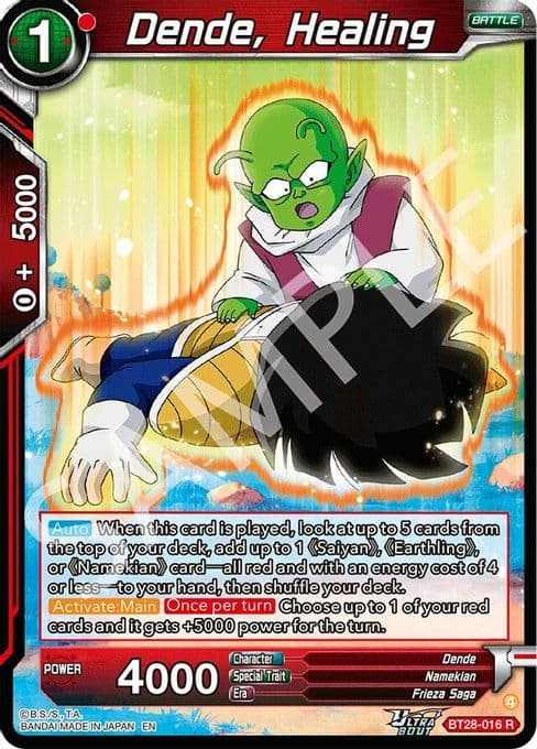 Dende, Healing