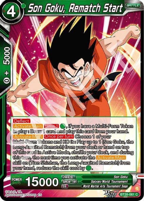 Son Goku, Rematch Start