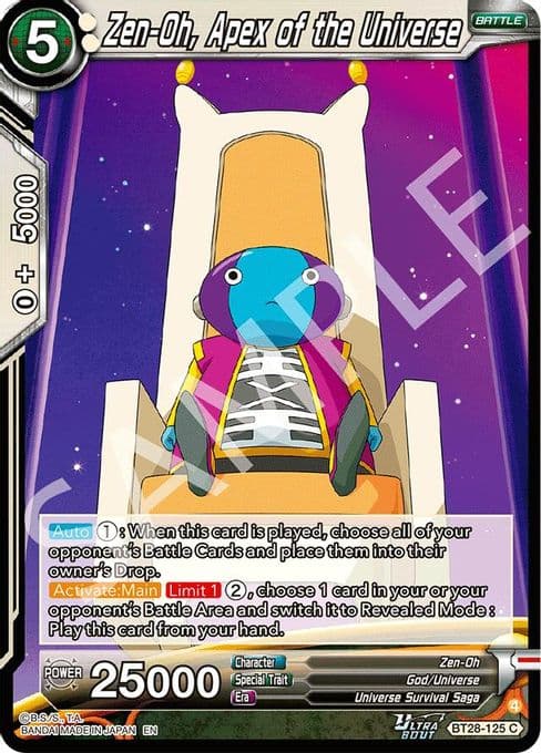 Zen-Oh, Apex of the Universe