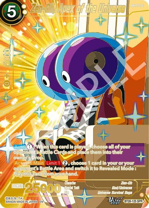 Zen-Oh, Apex of the Universe (SPR)