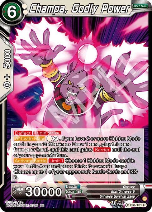 Champa, Godly Power